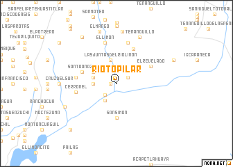 map of Río Topilar