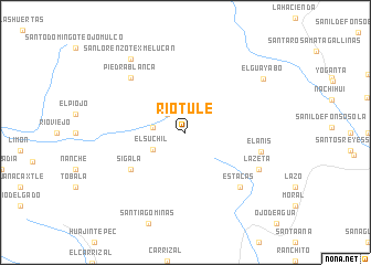 map of Río Tule