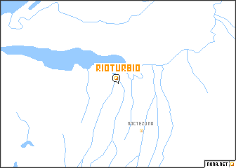 map of Río Turbio