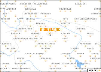 map of Rioublanc