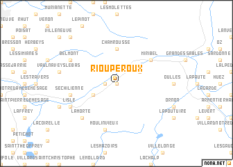 map of Rioupéroux