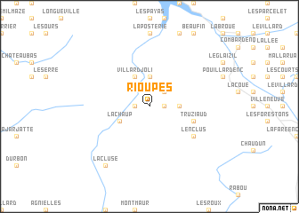 map of Rioupes