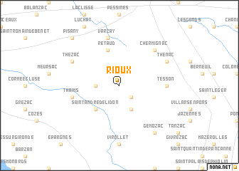 map of Rioux