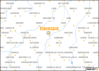 map of Rioveggio