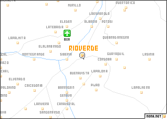 map of Ríoverde