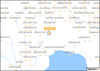 map of Río Vía