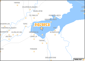 map of Río Zarco