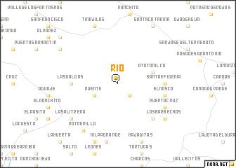 map of Río