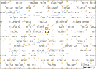 map of Río