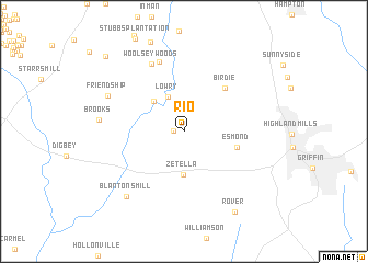 map of Rio