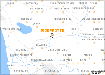 map of Ripafratta