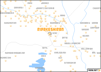 map of Rīpak-e Shīrān