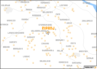 map of Ripanj