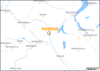 map of Riparius