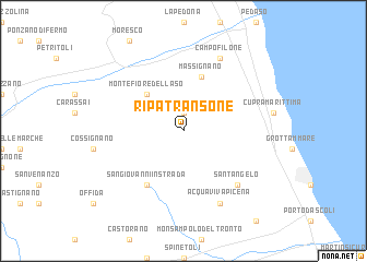 map of Ripatransone