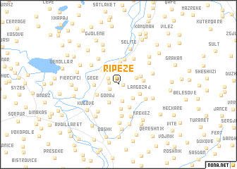 map of Ripëzë