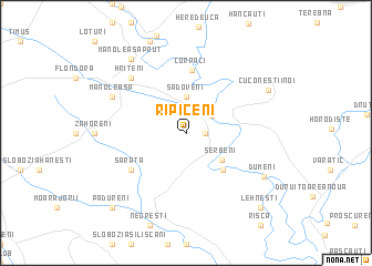 map of Ripiceni