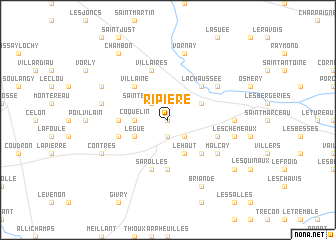 map of Ripière