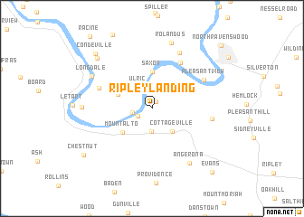 map of Ripley Landing