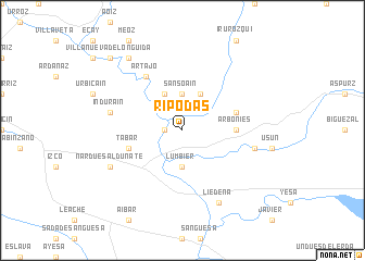 map of Rípodas