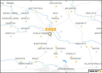 map of Ripon