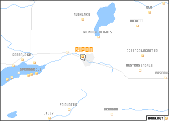 map of Ripon