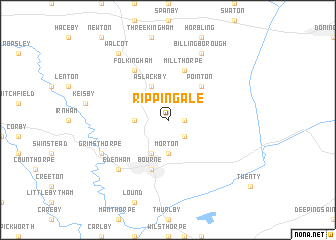 map of Rippingale