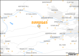 map of Ripponden