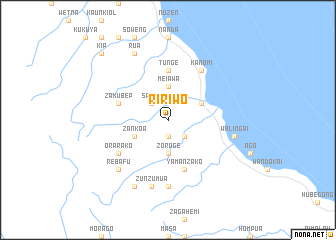 map of Ririwo