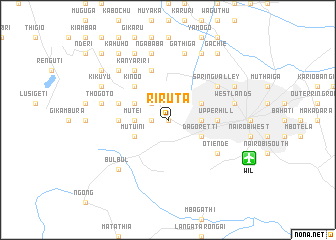 map of Riruta