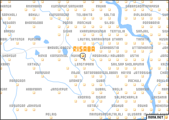 map of Risāba