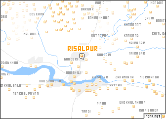 map of Risālpur