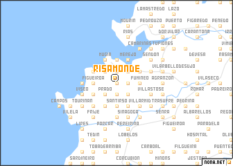 map of Risamonde