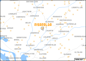 map of Risaralda