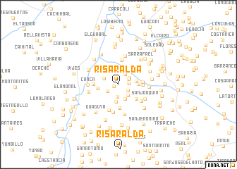 map of Risaralda