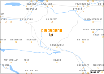 map of Risåsarna