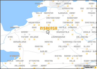 map of Risberga