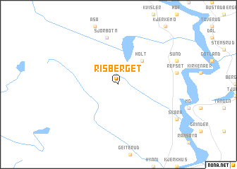 map of Risberget