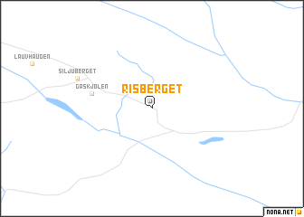 map of Risberget