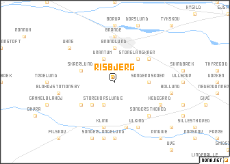 map of Risbjerg