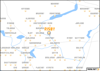 map of Risby