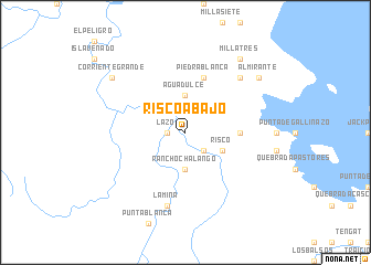 map of Risco Abajo