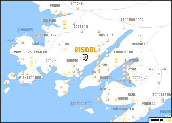 map of Risdal