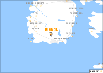 map of Risdal