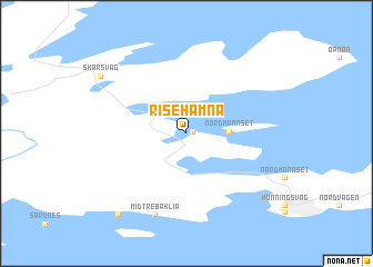 map of Risehamna