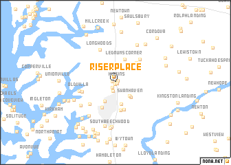 map of Riser Place