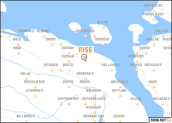 map of Rise