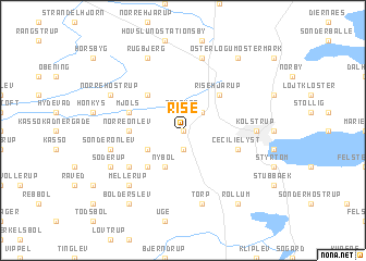 map of Rise