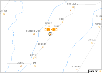 map of Risher