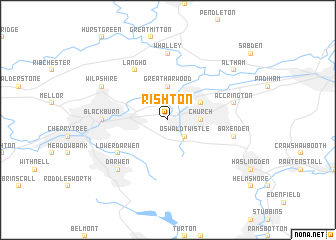 map of Rishton